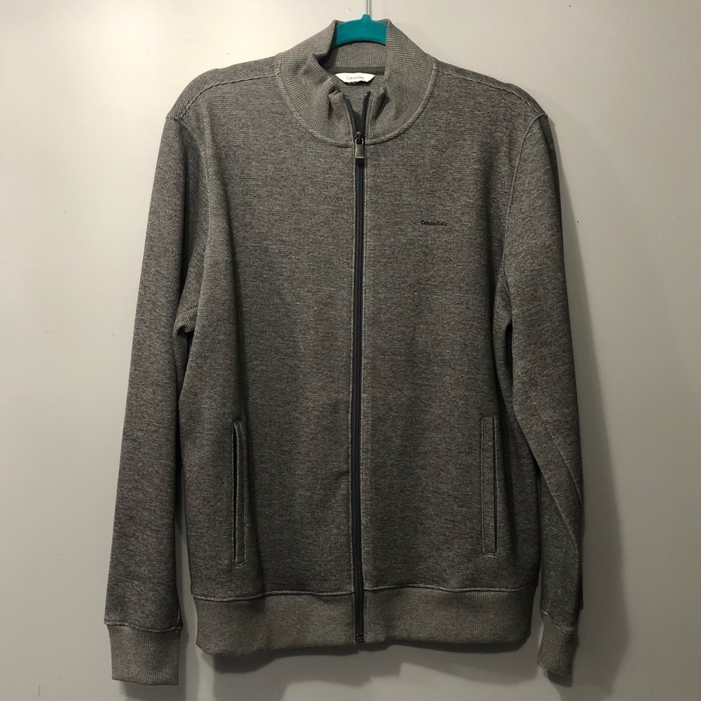 Calvin Klein zip up sweat shirt